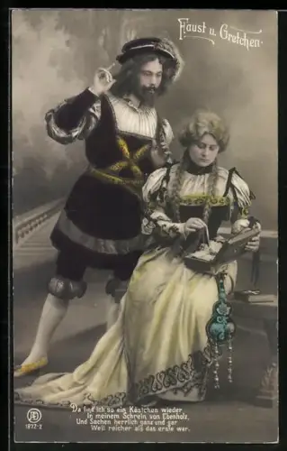 AK Da find ich so ein Kästchen..., Faust und Gretchen