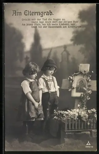 AK Drückt mir der Tod..., Am Elterngrab