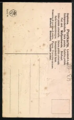 AK But the maiden she sighed..., Liebespaar