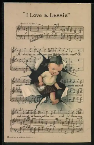 AK I love a Lassie, Song, Little Scotchman