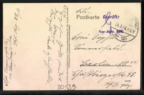 AK Fernsprecher im Unterstand bei der Arbeit