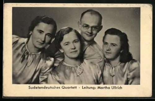 AK Musiker Sudetendeutsches Quartett, Leitung Martha Ullrich