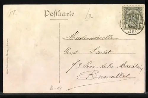 AK Musiker Ital. Philharmon. Blasorchester Dreibund, Dir. Loreto Tesone