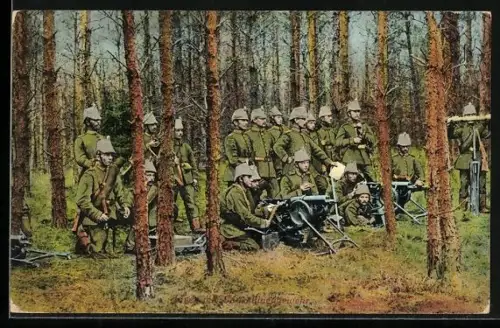 AK Jäger mit Maschinengewehr, Infanterie