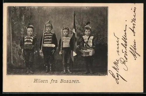 AK Kleine Soldaten mit Trommel