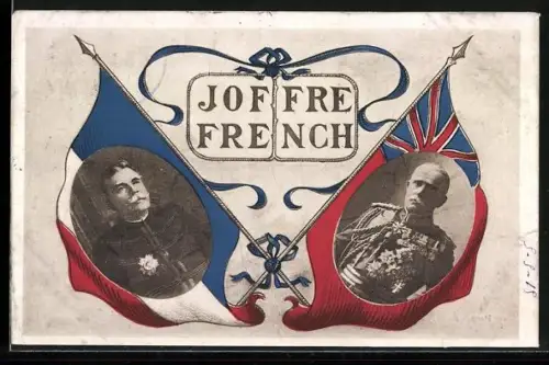 AK Heerführer Joseph Joffre und John French