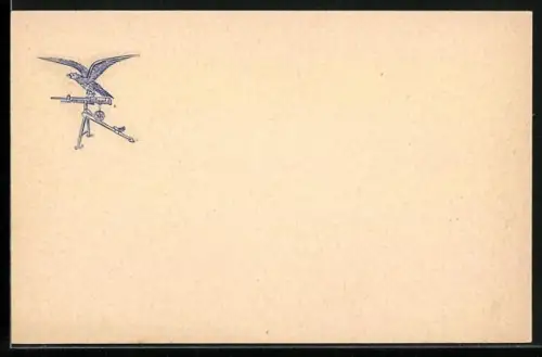 AK Maschinengewehr mit Adler, Infanterie