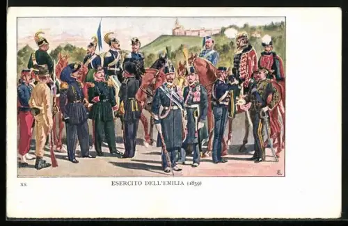 AK Esercito dell`Emilia 1859, Infanterie