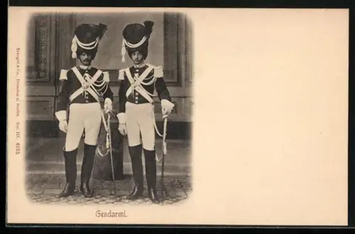 AK Italienische Gendarmi