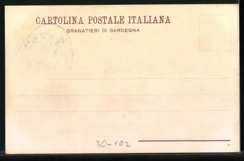 AK Vittorio Emanuele 1848, italienischer Unabhängigkeitskrieg
