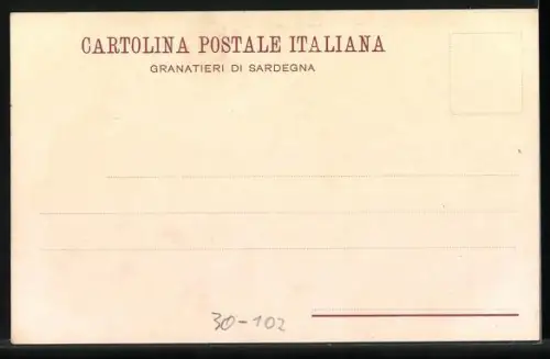 AK Vittorio Emanuele 1848, italienischer Unabhängigkeitskrieg