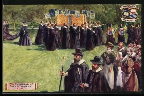 Künstler-AK The Funeral of Amy Robsart 1560