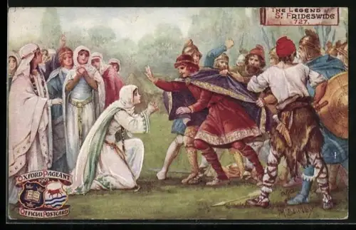 Künstler-AK The Legend of St. Frideswide 727