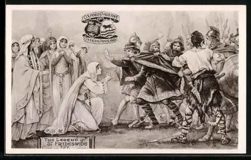 Künstler-AK The Legend of St. Frideswide 727
