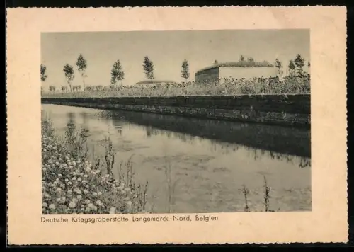 AK Deutsche Kriegsgräberstätte Langemarck-Nord