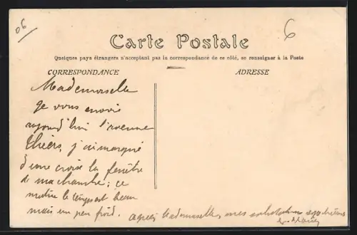 AK Nice, Avenue Thiers, Strassenbahn