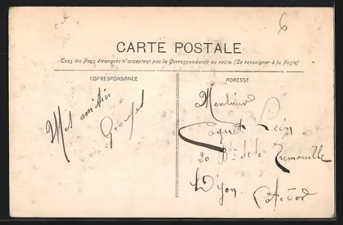 AK Toulon, Observatoire de la Marine, Strassenbahn