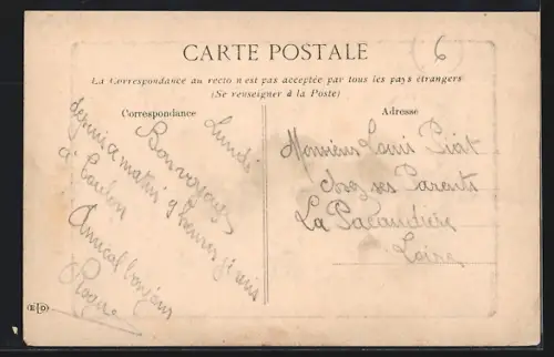 AK Toulon, Avenue Vauban, Strassenbahn