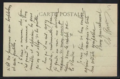 AK Toulon, Boulevard de Strasbourg, Strassenbahn