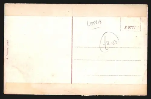 AK Libau, Kurhaus-Prospekt mit Strassenbahn