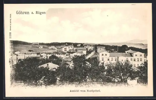 AK Göhren a. Rügen, Ansicht vom Nordpehrd
