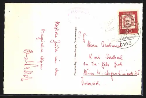 AK Bad Kohlgrub, Sonnenterrasse am Gasthaus Berghaus Hörnle