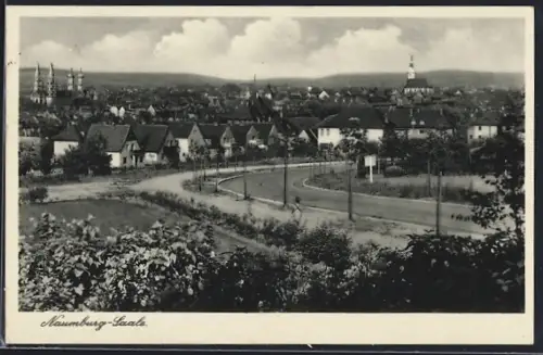 AK Naumburg /Saale, Ortsansicht mit Ortseingang