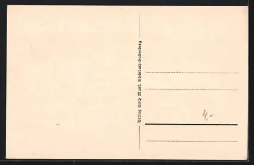 AK Steinbach-Hallenberg i. Thür., Freibad mit Sprungturm