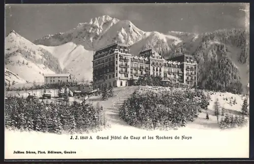 AK Rochers de Naye, Grand Hotel de Caux et les Rochers de Naye