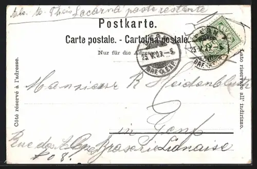 AK Bern, Gasthaus Kornhaus-Keller, Innenansicht