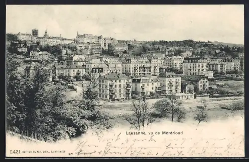 AK Lausanne, Vue de Montrioud