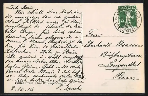 AK Colombier /NE, Vue generale