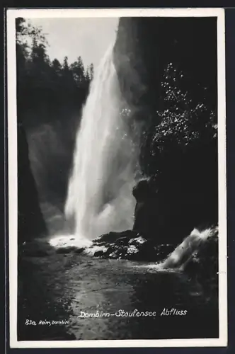 AK Dornbirn, Staufensee Abfluss, Wasserfall