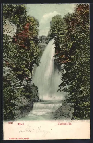 AK Biel, Taubenloch, Wasserfall