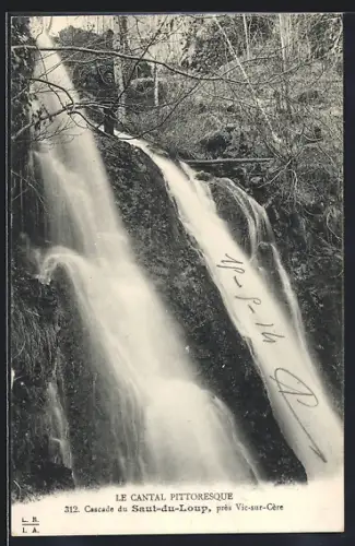 AK Saut du Loup, Le Cantal Pittoresque, Wasserfall