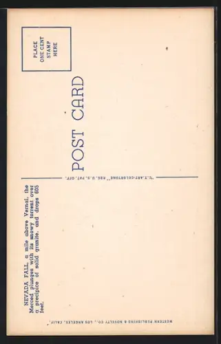 AK Yosemite Valley, Nevada Fall, Wasserfall