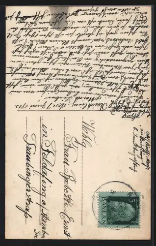 Foto-AK R & K / L Nr. 4819 /1: Mutter mit krankem Kind