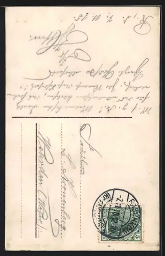 Foto-AK R & K / L Nr. 8052/4: Porträt einer eleganten Frau