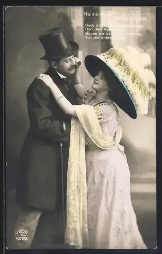 Foto-AK R & K / L Nr. 4376/3: Paar tanzt zusammen