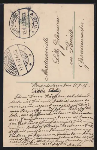 Foto-AK R & K / L Nr. 8689/6: Mutter sitzt am Bett ihres Kindes