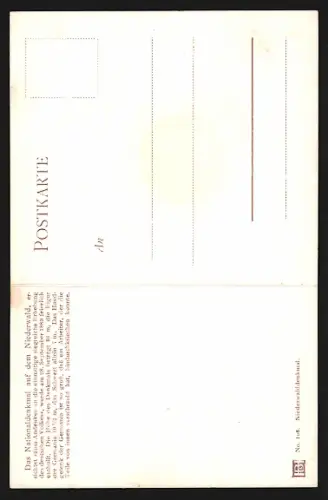 AK Rüdesheim, das Nationaldenkmal auf dem Niederwald