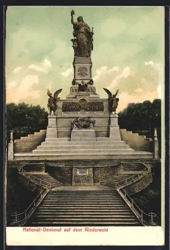 AK Rüdesheim, Niederwalddenkmal