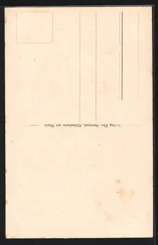 AK Niederwald, Nationaldenkmal, Kopf der Germania