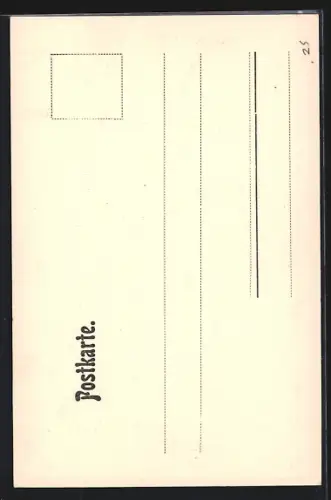 AK München, Frontalansicht der Frauenkirche