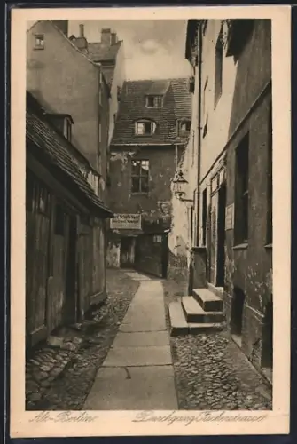 AK Alt-Berlin, Durchgang der Fischerstrasse
