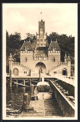 AK Flensburg, Freitreppe der Marineschule