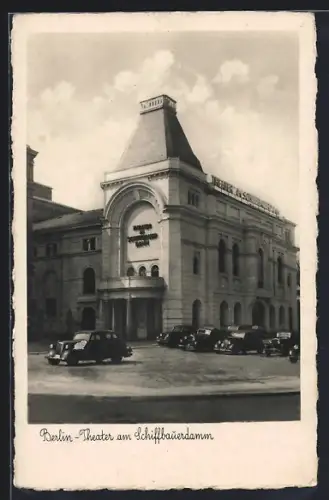 AK Berlin, Blick zum Theater am Schiffbauerdamm