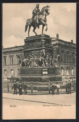 AK Berlin, Denkmal Friedrich des Grossen