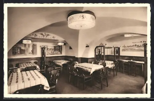 AK Berlin, Niquet-Keller, Jägerstr. 41, Innenansicht