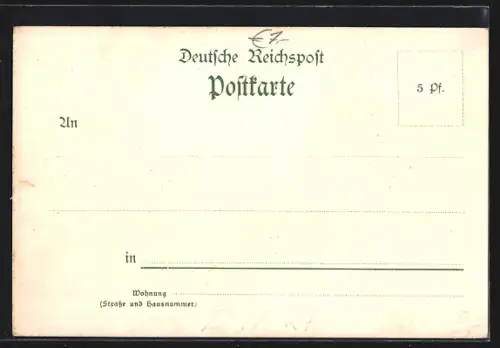 Lithographie Berlin, Partie am Zeughaus, Unter den Linden